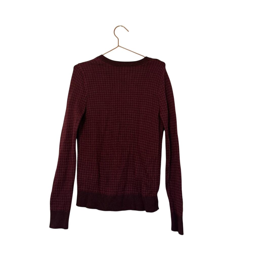 Eddie Bauer Deep Red Cardigan Sweater - Picture 4 of 8